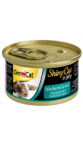 GimCat ShinyCat консерви курча з креветками
