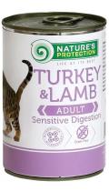 Nature's Protection Adult Cat Sensible Digestion Turkey & Lamb
