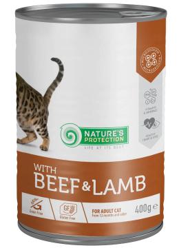 Nature's Protection Adult Cat Beef & Lamb