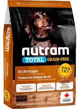 Nutram T27 Total Grain-Free з куркою та індичкою