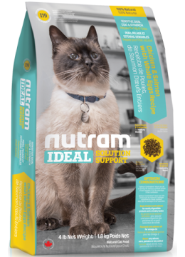 Nutram I19 Ideal Solution Support Sensetive Coat, Skin, Stomach Cat