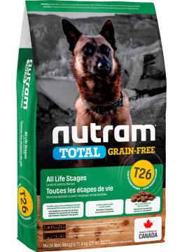 Nutram T26 Total Grain-Free з ягням і бобовими