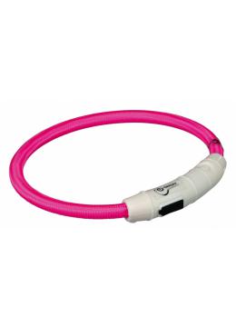 Trixie Safer Life USB нашийник рожевий