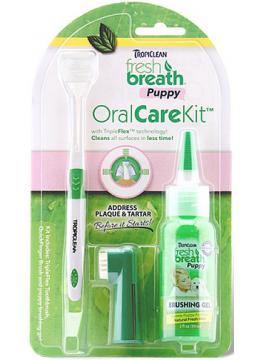 TropiСlean Fresh Breath Набір для чищення зубів у цуценят