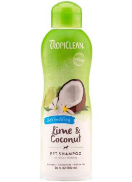 TropiClean Lime-Coconut Шампунь контроль линьки