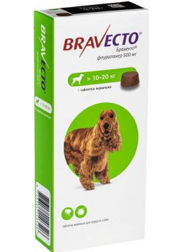 Bravecto Таблетки для собак від 10 до 20 кг