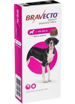 Bravecto Таблетки для собак від 40 до 56 кг