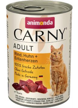 Animonda Carny Adult Cat курка з качкою і яловичиною