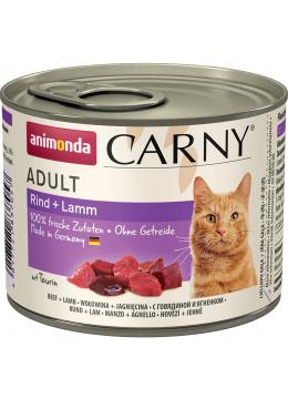 Animonda Carny Adult Cat яловичина з ягням
