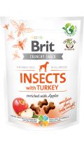 Brit Care Dog Crunchy Cracker Insects Індичка з яблуками