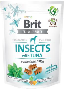 Brit Care Dog Crunchy Cracker Insects Тунець з м'ятою