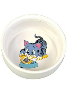 Trixie Cat & Food миска керамічна