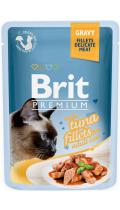 Brit Premium Pouch шматочки з філе тунця в соусі