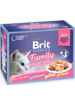 Brit Premium Pouch Family Plate Jelly шматочки в желе