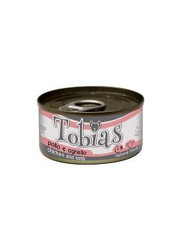 Tobias консерви для собак з куркою і ягням
