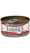 Tobias консерви для собак з куркою і курячою шинкою
