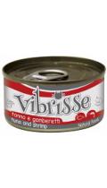 Vibrisse консерви для кішок з тунцем і креветками