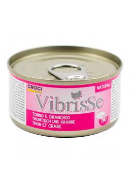 Vibrisse консерви для кішок з тунцем і крабом