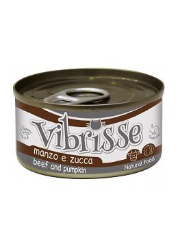Vibrisse консерви для кішок з яловичиною і гарбузом