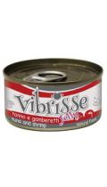 Vibrisse консерви для кішок з тунцем і креветкою в желе