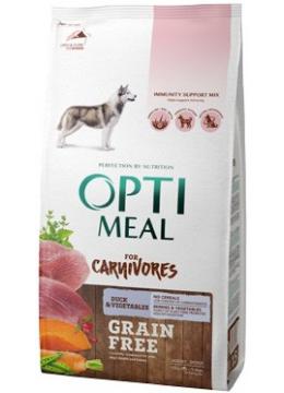 Optimeal Grain-Free Adult Dog беззерновой корм з качкою і овочами