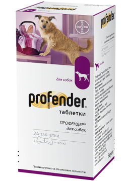 Bayer Профендер для собак зі смаком м'яса