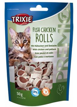 Trixie Premio Fish Chicken Rolls роли з куркою і рибою