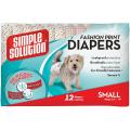 Изображение 1 - Simple Solution Fashion Disposable Diapers підгузники для собак, 12шт