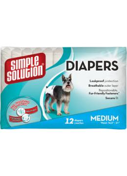 Simple Solution Disposable Diapers підгузники для собак, 12 шт