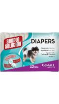 Simple Solution Disposable Diapers підгузники для собак, 12 штук