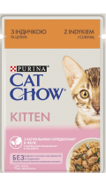 Cat Chow Kitten з індичкою і кабачками в желе
