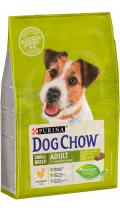 Dog Chow Adult для взрослых собак мелких пород с курицей