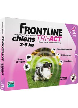 Frontline Tri-Act XS для собак вагою 2-5 кг