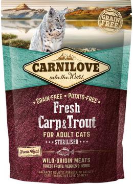 Carnilove Fresh Cat Sterilised Короп і форель для стерилізованих