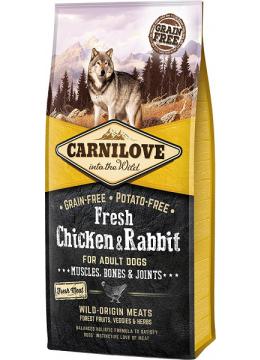 Carnilove Fresh Dog курка і кролик