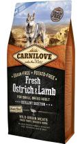 Carnilove Fresh Dog Small Breed Страус і Ягня