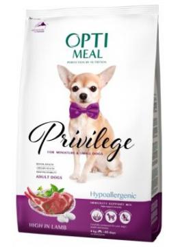Optimeal Privilege Hypoallergenic Adult Dog корм з ягням і рисом