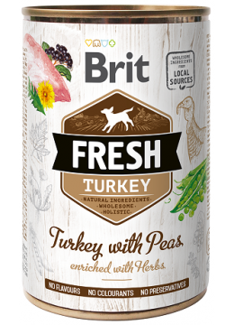 Brit Fresh Turkey with Peas з індичкою і горохом