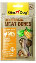 GimDog Superfood Meat Bones ласощі з куркою, бананом і селерою