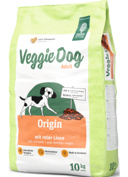 Green Petfood VeggieDog Origin Adult з червоною сочевицею