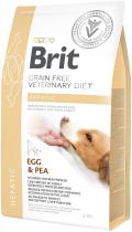 Brit Veterinary Diet Hepatic для собак з яйцем і горохом