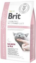 Brit Veterinary Diet Hypoallergenic для кошек с лососем и горохом