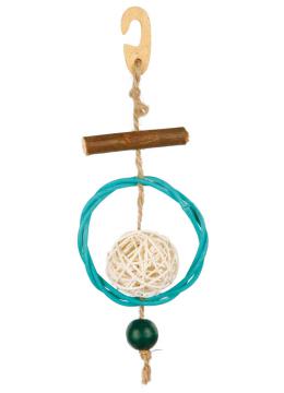 Trixie натуральна іграшка з мотузкою з сизалю