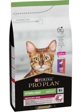 ProPlan Cat Sterilised для стерилізованих кішок з качкою і печінкою