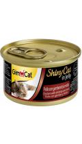 GimCat ShinyCat консерви курка, креветка і мальт