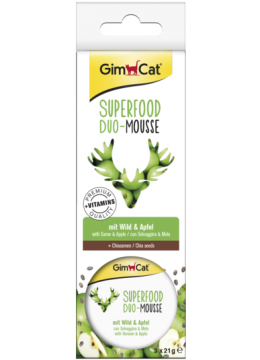 GimCat Superfood Duo Паштет-мус яблуко і оленина