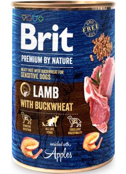 Brit Premium by Nature ягня з гречкою