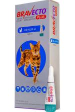 Bravecto Plus Протипаразитарні краплі для котів  від 2,8-6,25 кг