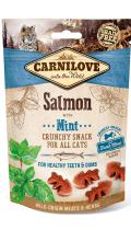 Carnilove Cat Crunchy Snack з лососем і м'ятою