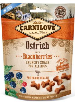 Carnilove Dog Crunchy Snack з м'ясом страуса і ожиною